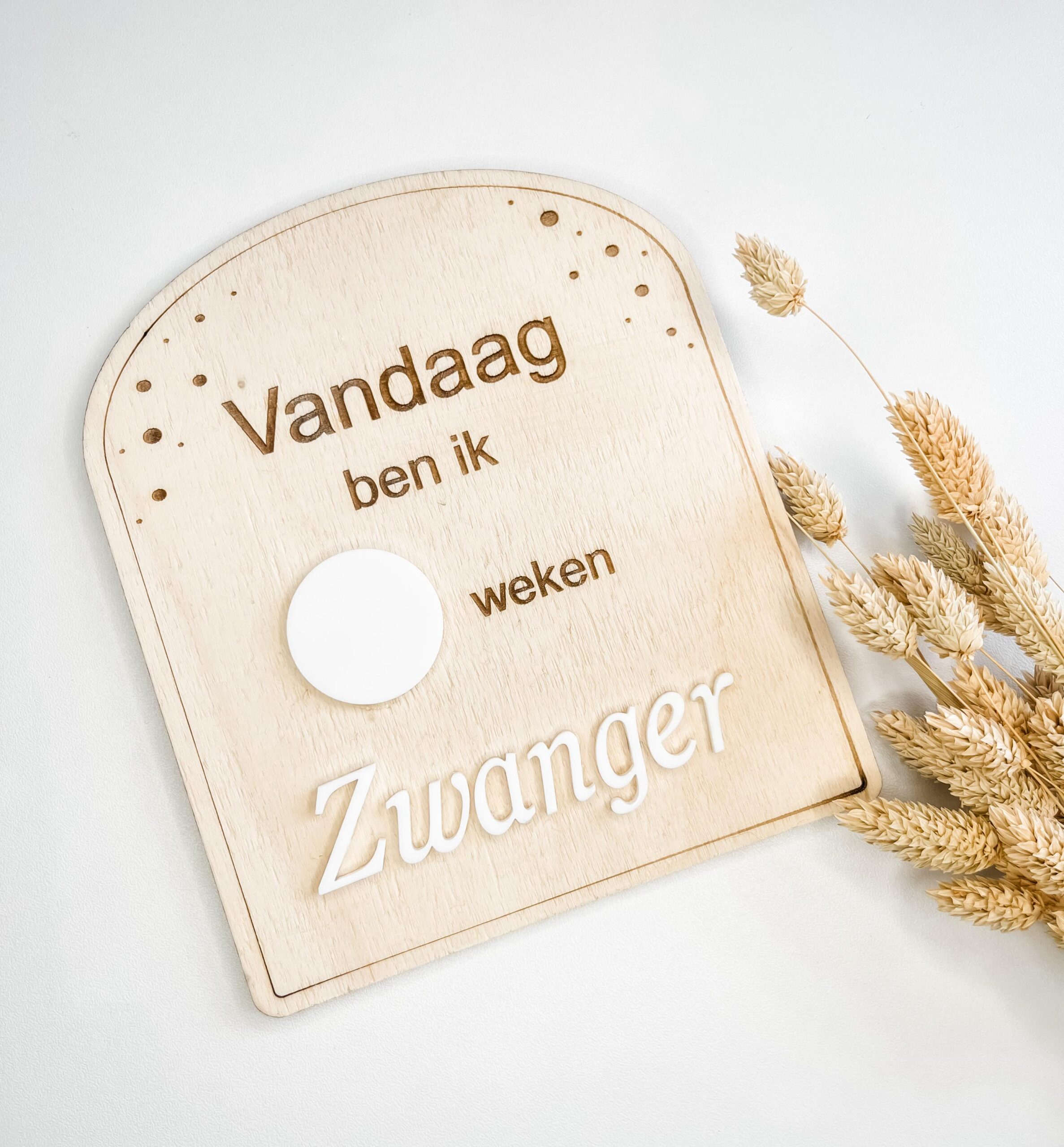 Invulbordje | Zwanger - Afbeelding 2